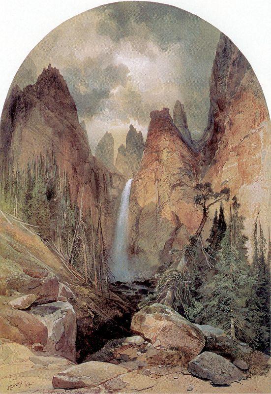 Moran, Thomas Tower Falls oil painting image